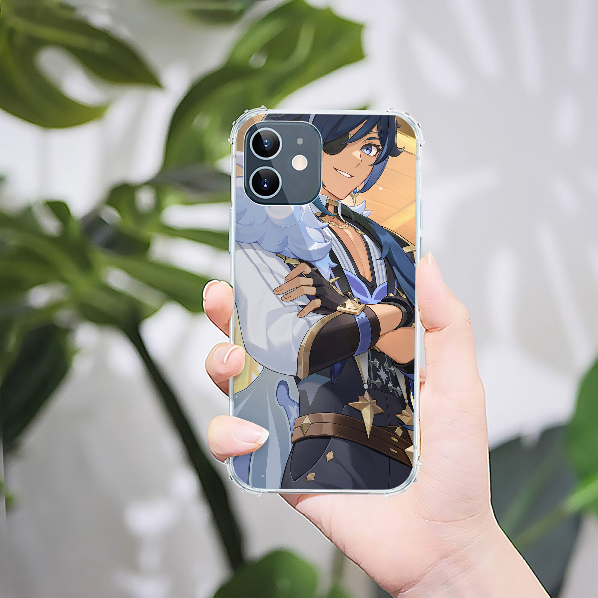 げんし神 genshin 【iPhone 12シリーズ対応】透明スマホケース（クリアソフトケース）